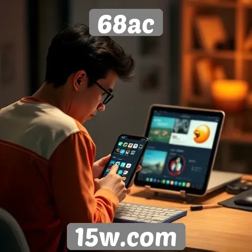 Experiência do usuário no site 68ac